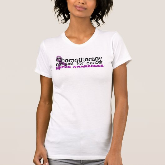 Chemotherapie Lupus Bewustheid T-shirt (Voorkant)