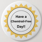 Chemtrail Free Day - Button (Voorkant)