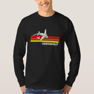Chemtrail Pilot Aluhut Team complot Theory T-shirt