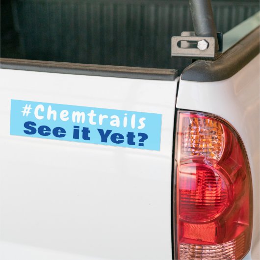 #chemtrails bumpersticker (Op Truck)