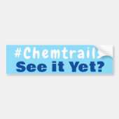 #chemtrails bumpersticker (Voorkant)