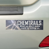 Chemtrails Bumpersticker (Op auto)