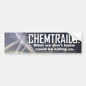 Chemtrails Bumpersticker (Voorkant)