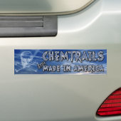 Chemtrails - Gemaakt in Amerika Bumpersticker (Op auto)