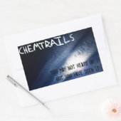 Chemtrails - Je hebt het gezien Rechthoekige Sticker (Envelop)