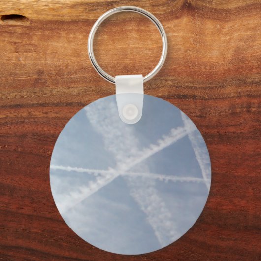 Chemtrails over Spanje Sleutelhanger (Voorkant)