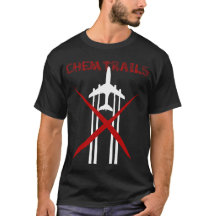 Chemtrails zijn verkeerd donker shirt