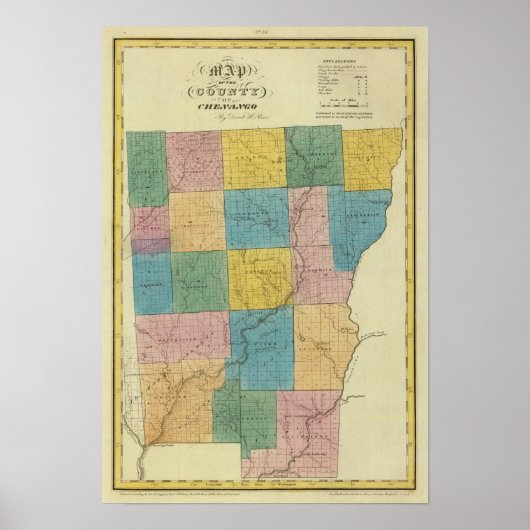 Chenango County Poster (Voorkant)
