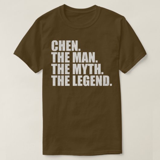 ChenChen Achternaam Chen Achternaam Chen Achternaa T-shirt (Design voorkant)