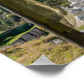 Chendebji Chorten in Bhutan, Himalaya, Azië Poster (Hoek)