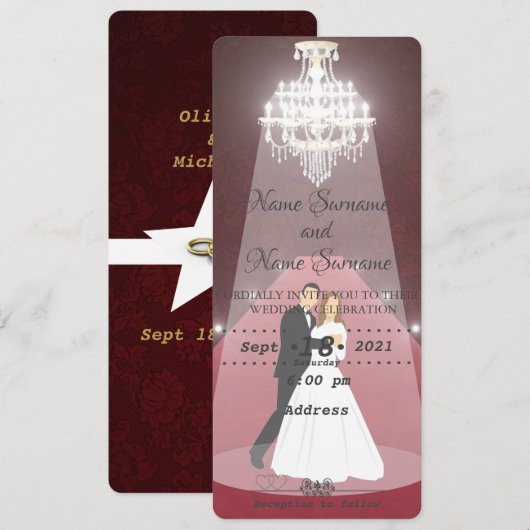 Chendelier Kaart (Voorkant / Achterkant)