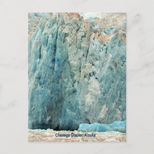 Chenega-gletsjer, Alaska Briefkaart (Voorkant)
