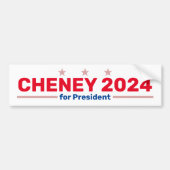 Cheney 2024 bumpersticker (Voorkant)