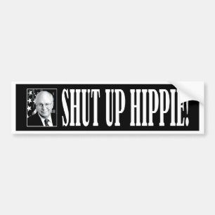 cheney_shutup_bmprstkr_blk bumpersticker