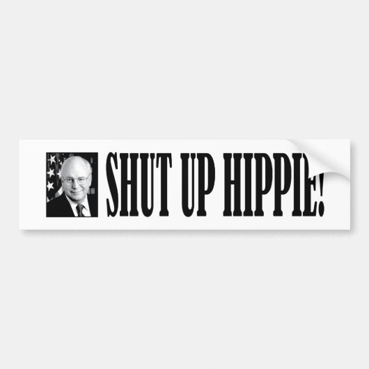 cheney_shutup_bmprstkr bumpersticker (Voorkant)