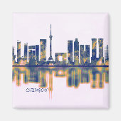 Chengdu Skyline Magneet (Voorkant)