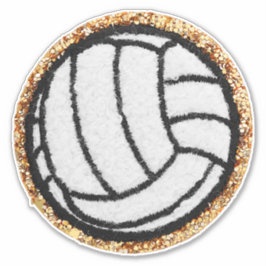Chenille Volleyball Sticker