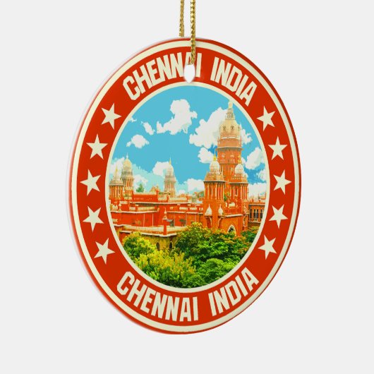 Chennai Keramisch Ornament (Rechts)