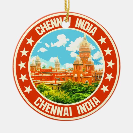 Chennai Keramisch Ornament (Voorkant)
