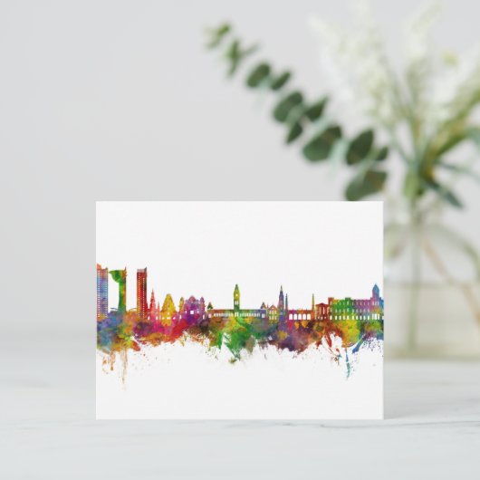 Chennai Skyline India Briefkaart (Staand voorkant)