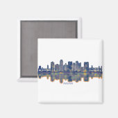 Chennai Skyline Magneet (Voorkant / Achterkant)