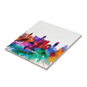 Chennai Skyline Tegeltje (Zijkant)