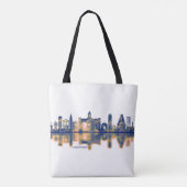 Chennai Skyline Tote Bag (Achterkant)