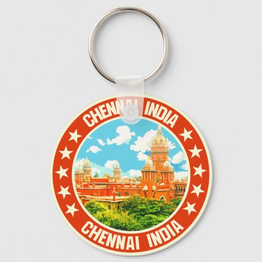 Chennai Sleutelhanger (Achterkant)