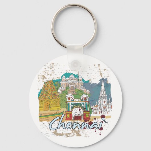 Chennai Sleutelhanger (Voorkant)