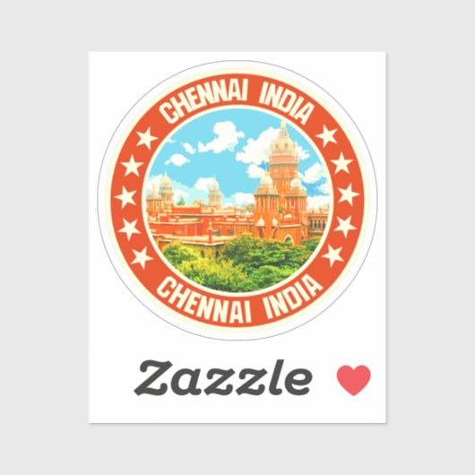 Chennai Sticker (Vel)