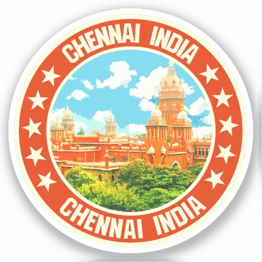 Chennai Sticker (Voorkant)