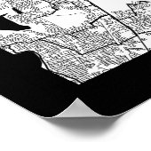 Chennai Tamil Nadu Map Poster (Hoek)