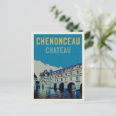 Chenonceau chateau originele afbeelding Frankrijk  Briefkaart (Staand voorkant)