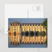 Chenonceau Chateau, River Cher, Loir-et-Cher, Briefkaart (Voorkant / Achterkant)