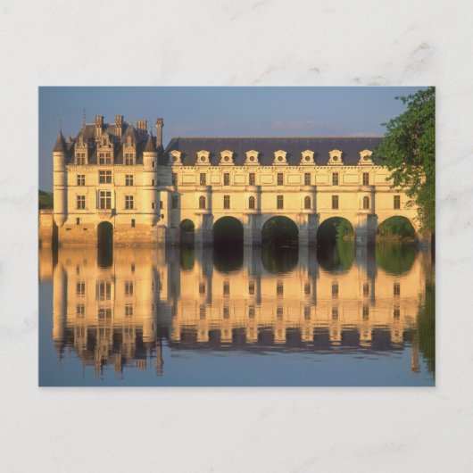 Chenonceau Chateau, River Cher, Loir-et-Cher, Briefkaart (Voorkant)