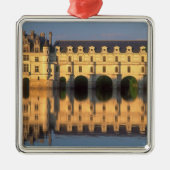 Chenonceau Chateau, River Cher, Loir-et-Cher, Metalen Ornament (Voorkant)