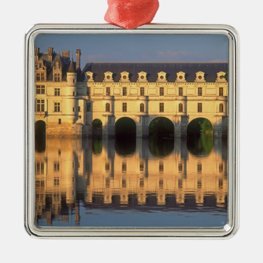 Chenonceau Chateau, River Cher, Loir-et-Cher, Metalen Ornament (Voorkant)