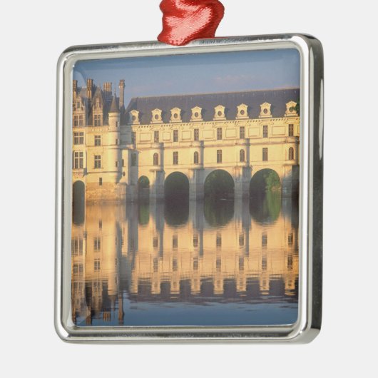 Chenonceau Chateau, River Cher, Loir-et-Cher, Metalen Ornament (Links)
