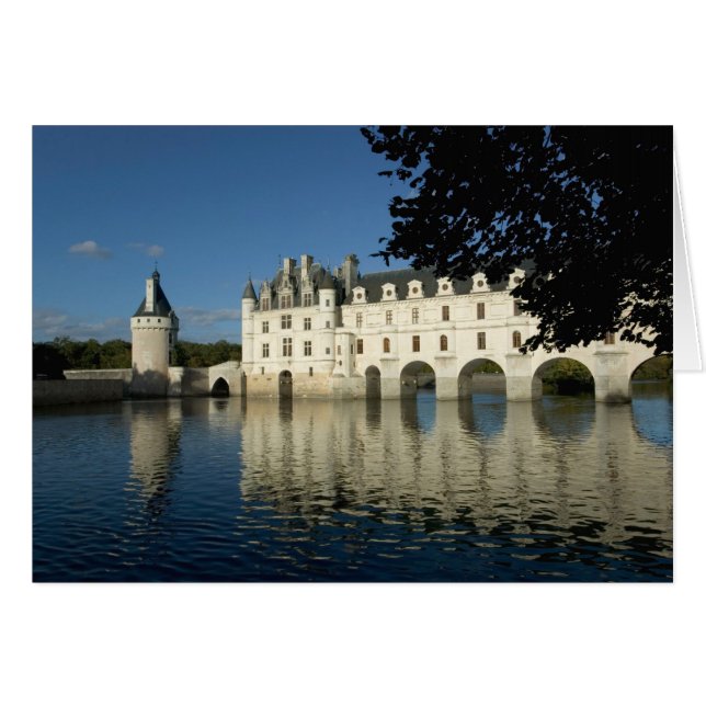 Chenonceau Kasteel, Rivier Cher, Loir-et-Cher, 2 (Voorkant Horizontaal)
