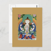 Chenrezig Bodhisattva van Mededogen Briefkaart (Voorkant / Achterkant)