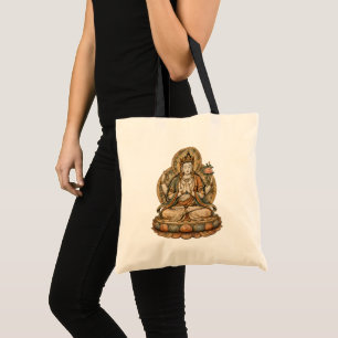 Chenrezig Boeddhistische Bodhisattva van Mededogen Tote Bag