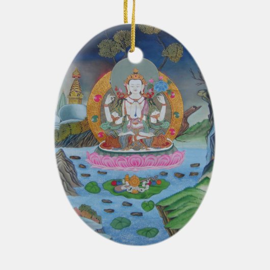 Chenrezig Ornament (Achterkant)