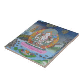 Chenrezig Tile Tegeltje (Zijkant)