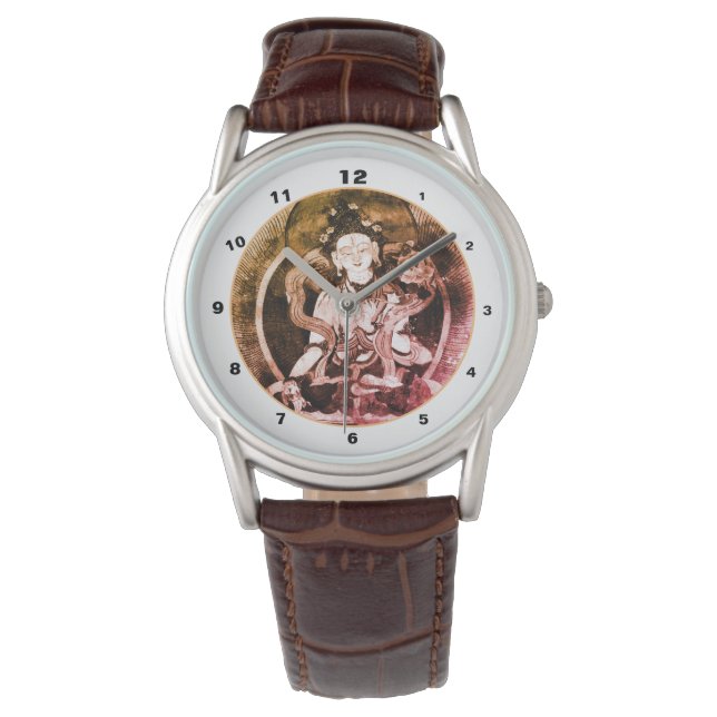 Chenrezing Buddha,  Heruka, Tibet/boeddhisme Horloge (Voorkant)