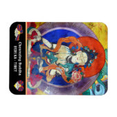Chenrezing Buddha, Vintage Heruka & Tibet /Dharma Magneet (Horizontaal)