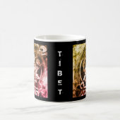 Chenrezing Buddha, Vintage Heruka, Tibet Koffiemok (Center)