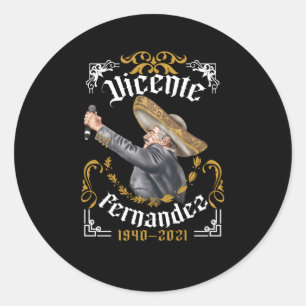 Chente Vicente Fernandez Pero Sigo Siendo El Rey Ronde Sticker