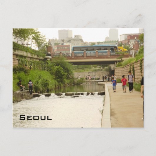 Cheonggye Stream Briefkaart (Voorkant)