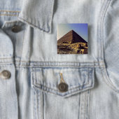 Cheops Vierkante Button 5,1 Cm (In situ)