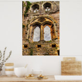 Chepstow Castle Window II, Monmouthshire, Wales Poster (Keuken)